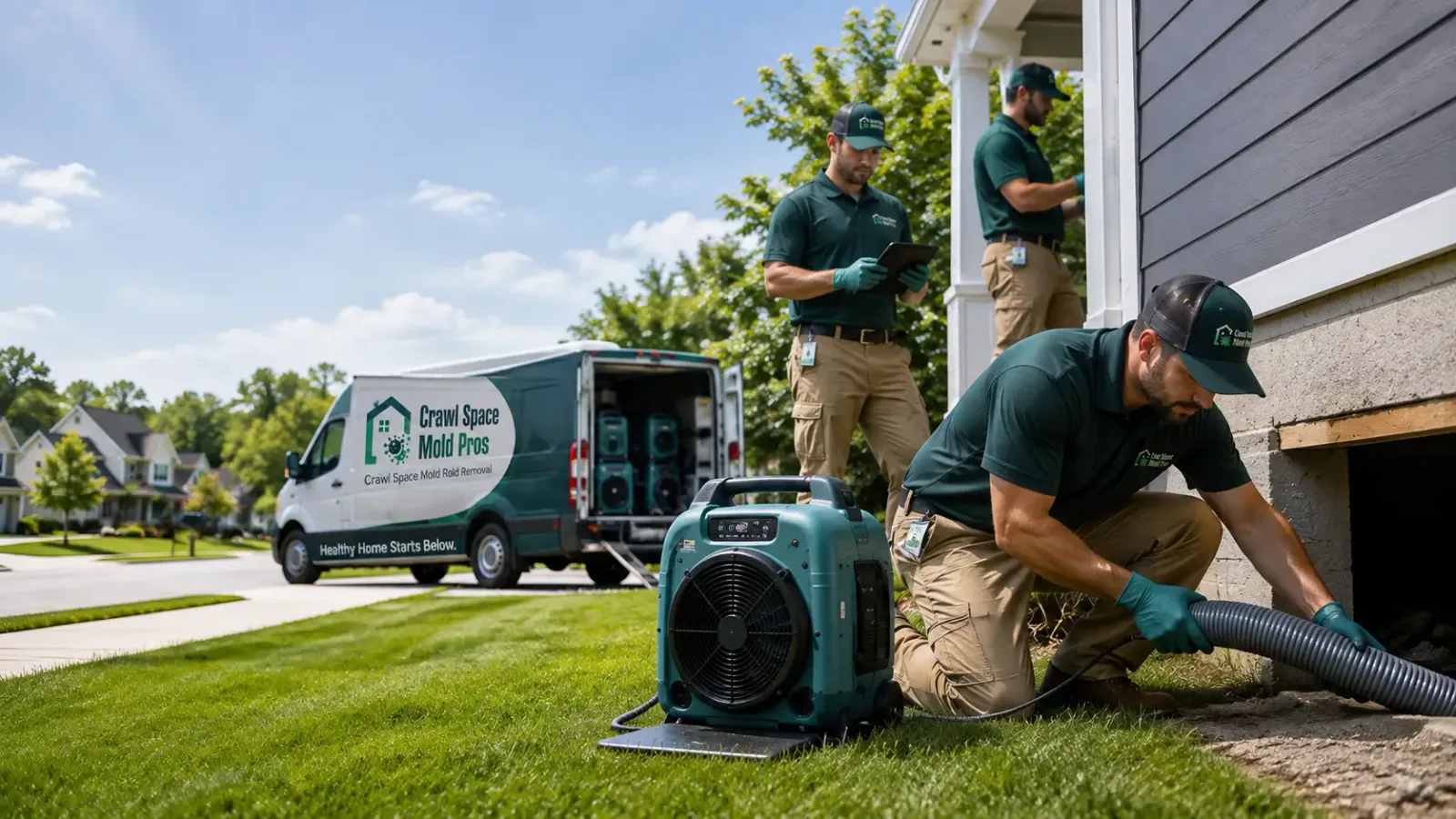 Crawl Space Mold Removal in Monroe, CT